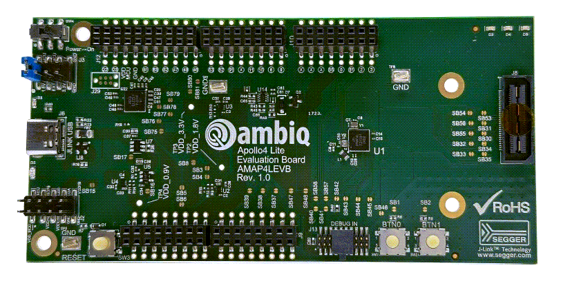 Ambiq Apollo4 Lite Evaluation Board